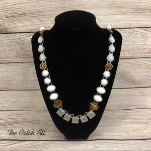 NY & Co Genuine Stone Necklace 35 inches long